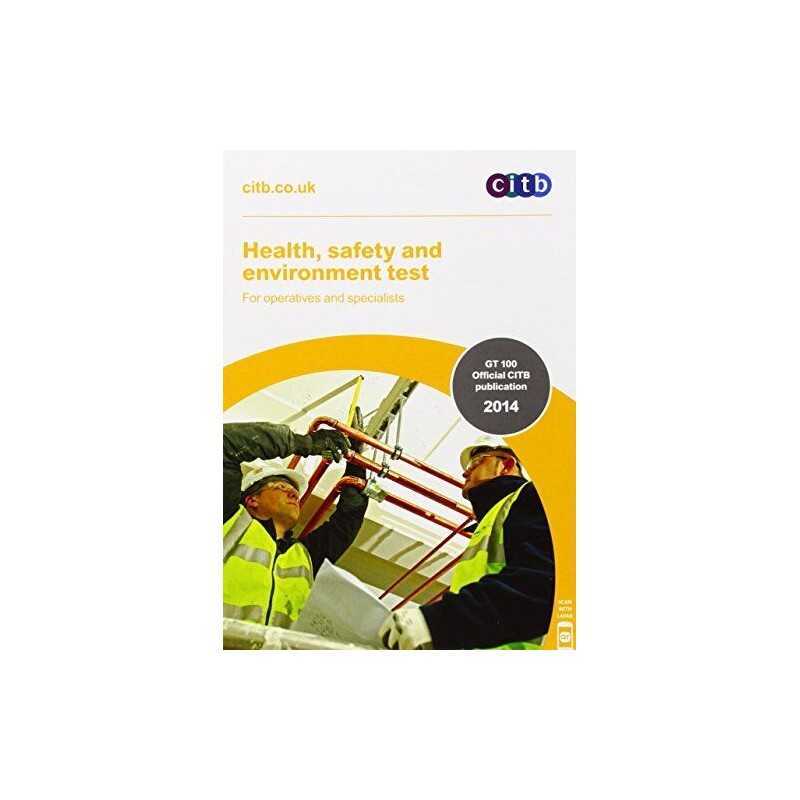 Health, Safety & Environment Test for Operatives & Specialists: GT100... by CITB