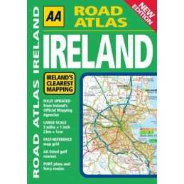 AA Road Atlas Ireland Paperback Book