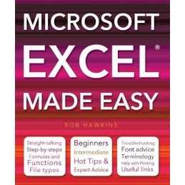 Microsoft Excel Made Easy by Hawkins, Rob Paperback Book