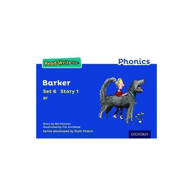 Read Write Inc. Phonics: Blue Set 6 Storybook 1 Barker by Munton, Gill Book The