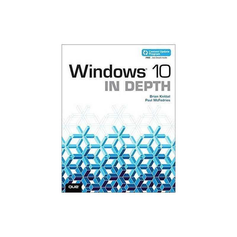 Windows 10 in Depth by McFedries, Paul Book