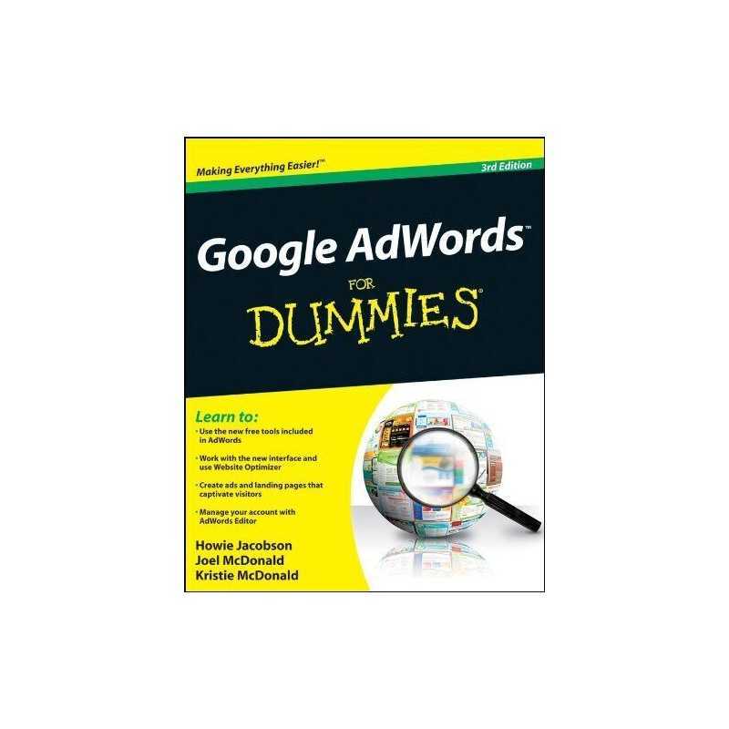 Google AdWords For Dummies, 3rd Edition by Jacobson, Howie Book  Fast