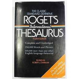 Rogets International Thesaurus by Chapman PhD, Robert L Hardback Book