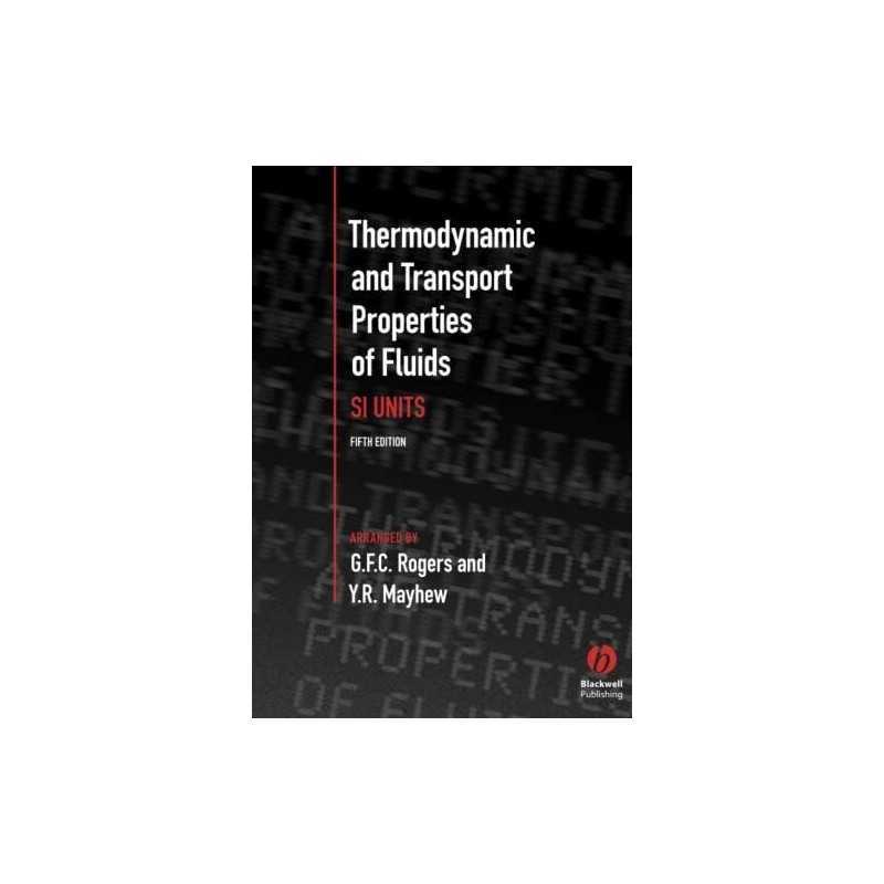 Thermodynamic and Transport Properties of Fluids: ... by Mayhew, Y. R. Paperback