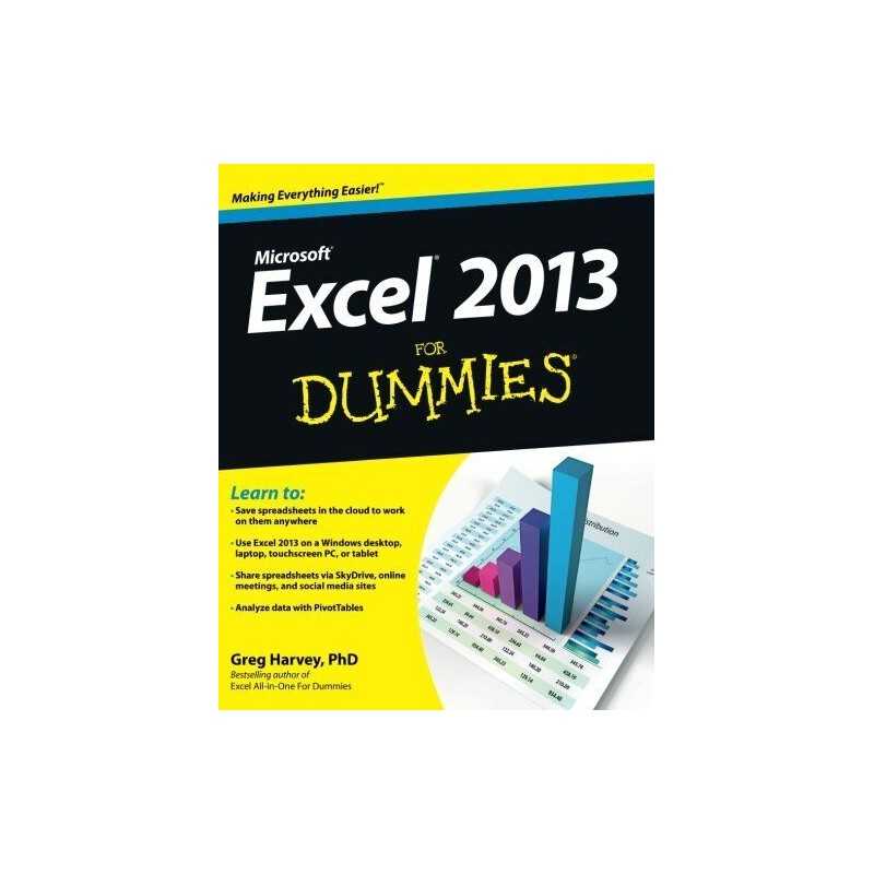 Excel 2013 for Dummies, Book by Harvey, Greg Book