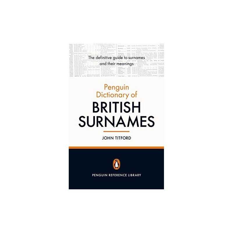 The Penguin Dictionary of British Surnames by Titford, John Paperback Book The