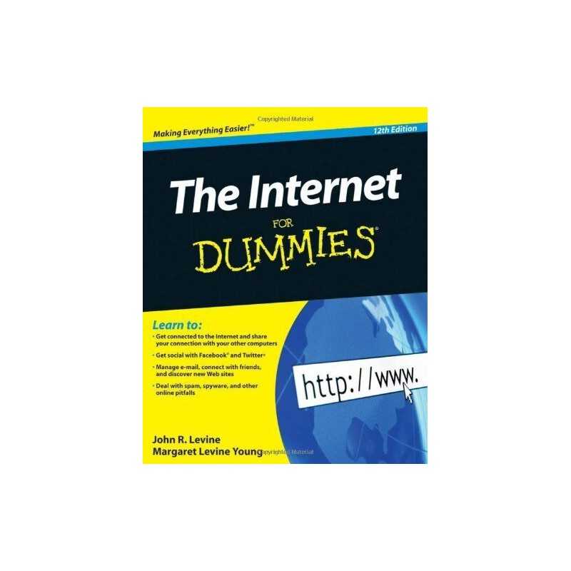 The Internet For Dummies by Young, Margaret Levine Paperback Book  Fast
