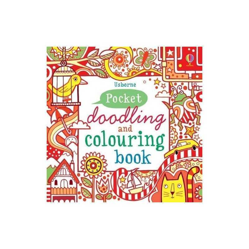 Pocket Doodling and Colouring Book: Red Book (Usborne... by Fiona Watt Paperback