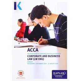 CORPORATE AND BUSINESS LAW (ENG) - EXAM KIT (Kaplan Appr... by KAPLAN PUBLISHING