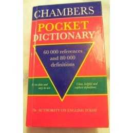 Chambers Pocket Dictionary Hardback Book