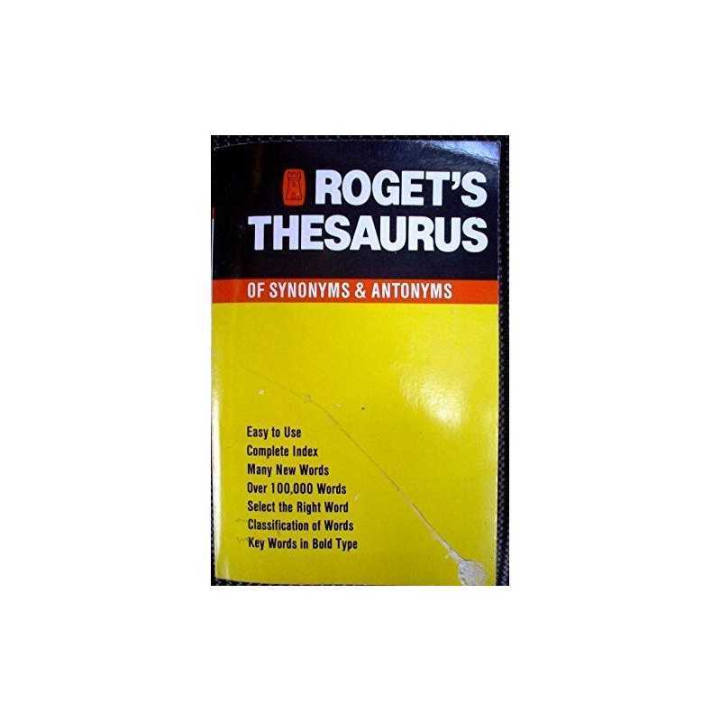 Rogets Thesaurus by Roget, Peter Mark Paperback Book