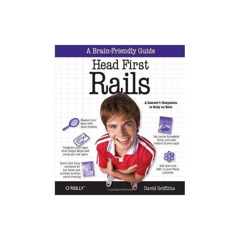 Head First Rails: A learners companion to Ruby ... by David Griffiths Paperback