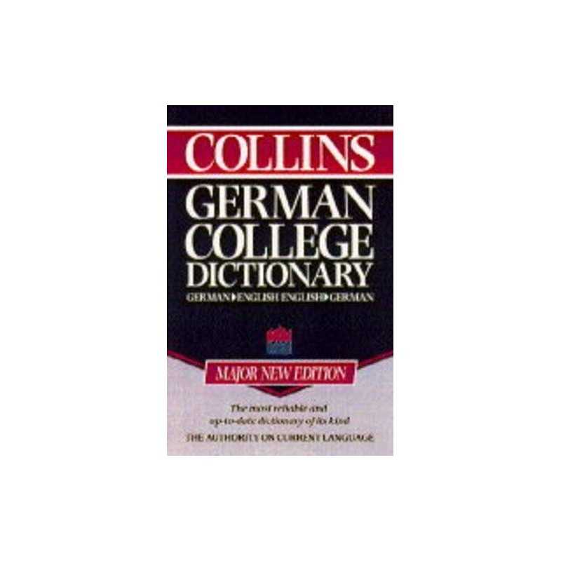 Collins German College Dictionary Paperback Book