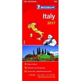 Italy 2017 (Michelin National Maps) by Michelin Book