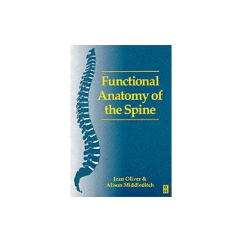Functional Anatomy of the Spine by Middleditch MCSP, Alison Paperback Book The