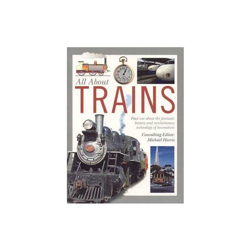All About Trains Paperback Book