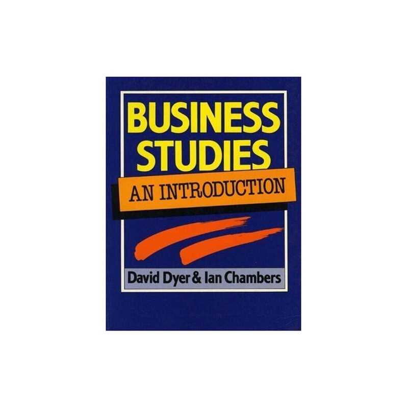 An Business Studies Introduction by Chambers, Ian Paperback Book  Fast