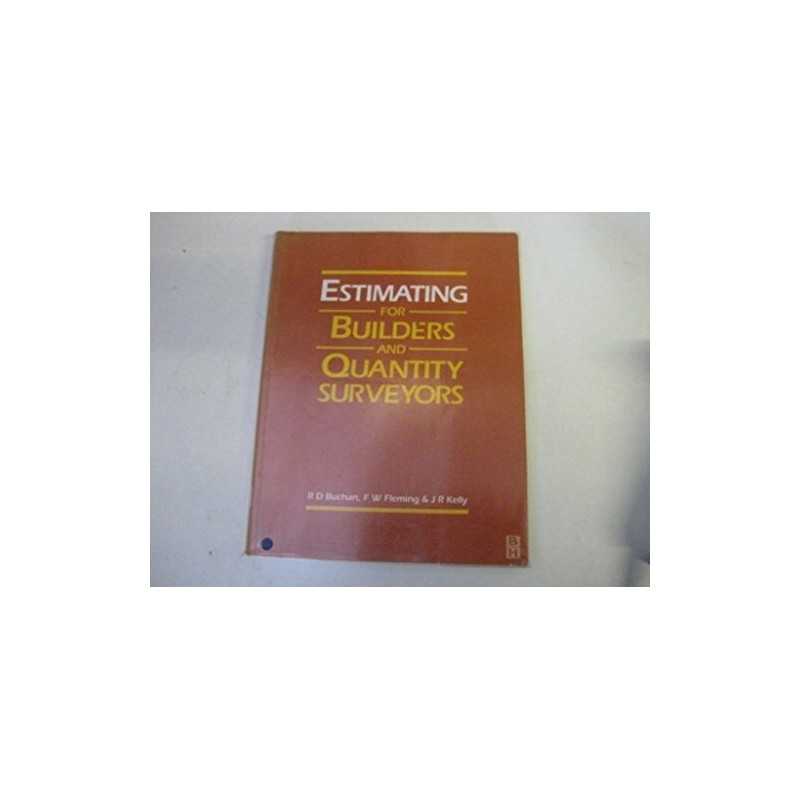 Estimating for Builders and Quantity Surveyors by Buchan, R D Paperback Book The