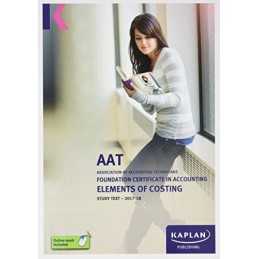 Elements of Costing - Study Text by Kaplan Publishing Book