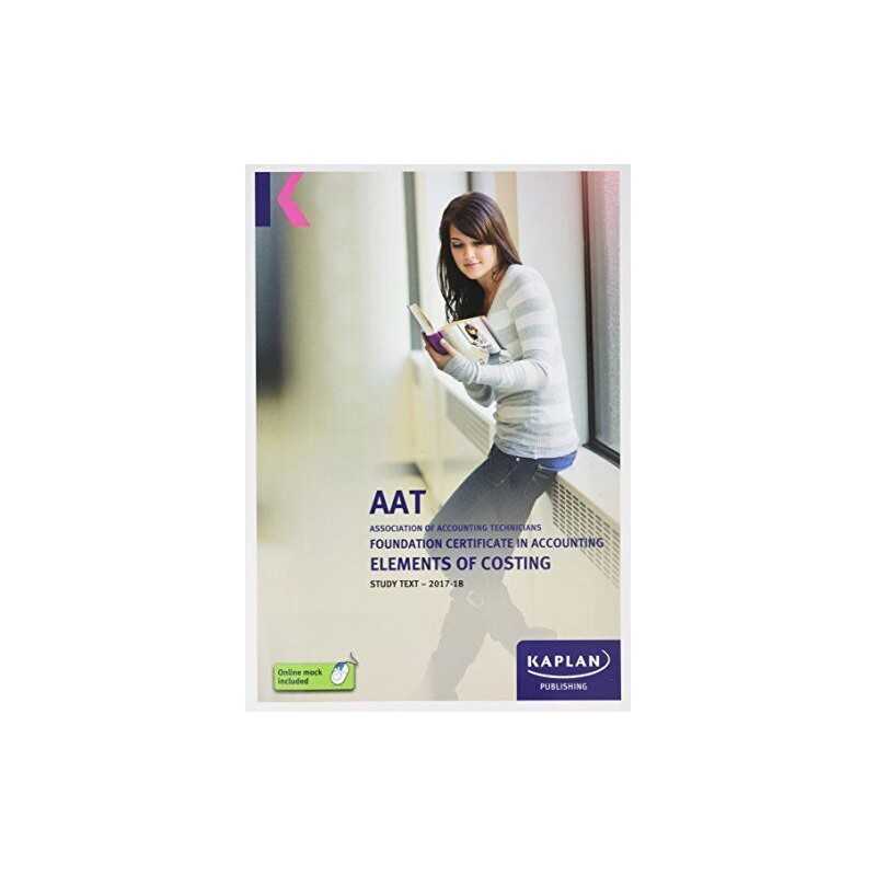 Elements of Costing - Study Text by Kaplan Publishing Book