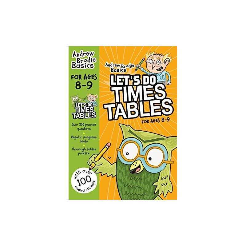 Lets do Times Tables 8-9 by Andrew Brodie Book