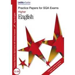 PRACTICE PAPER H ENGLISH (Sqa Practice Papers) by David Cockburn Paperback Book