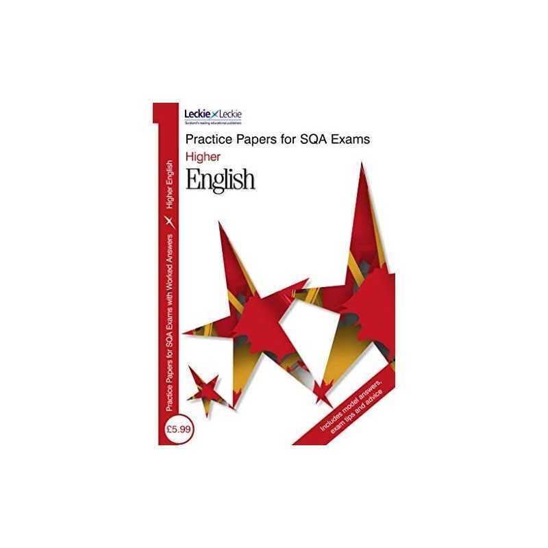 PRACTICE PAPER H ENGLISH (Sqa Practice Papers) by David Cockburn Paperback Book