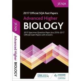Advanced Higher Biology 2017-18 SQA Past Papers with Answers by SQA Book The