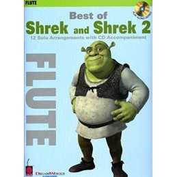 Best of Shrek and Shrek 2: Flute (Book & CD) Paperback Book  Fast