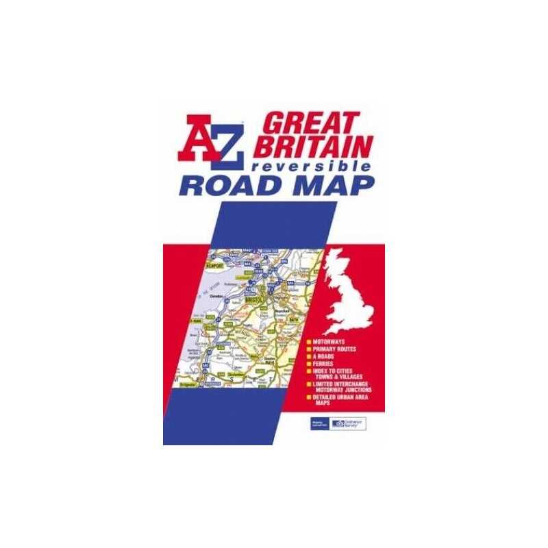 Great Britain Road Map (A-Z Road Ma..., Geographers A-