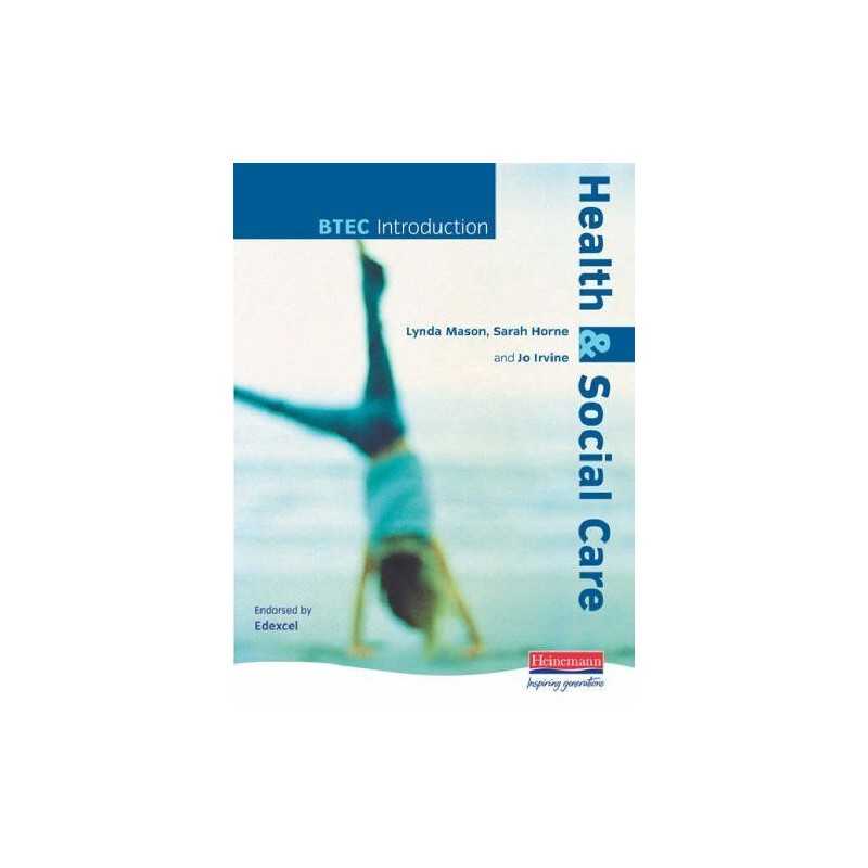 BTEC Introduction to Health & Social Care by Horne, Ms Sarah Paperback Book The