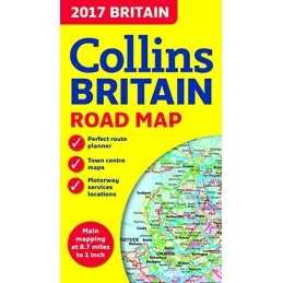 2017 Collins Map of Britain (Collins Maps) by Collins Maps Book  Fast