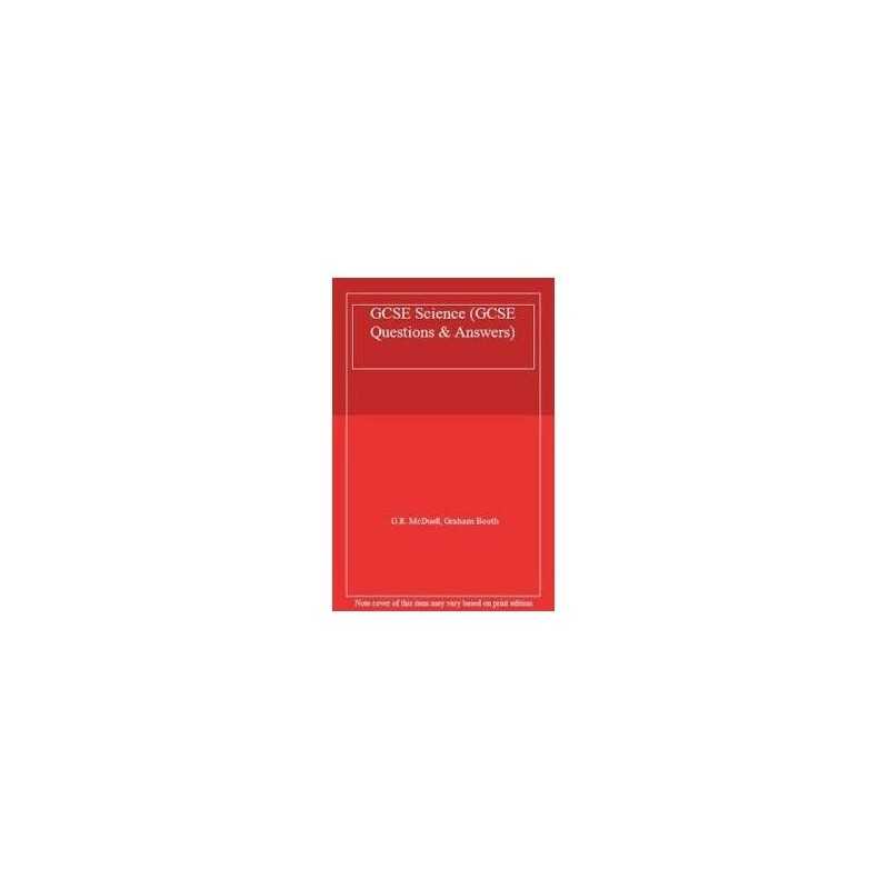 GCSE Science: Key stage 4 (GCSE Questions and Answ... by Booth, Graham Paperback