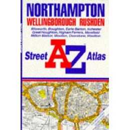 A-Z Street Atlas of Northampton & Wellingborough Paperback Book  Fast