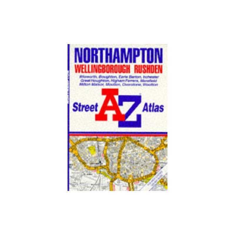 A-Z Street Atlas of Northampton & Wellingborough Paperback Book  Fast