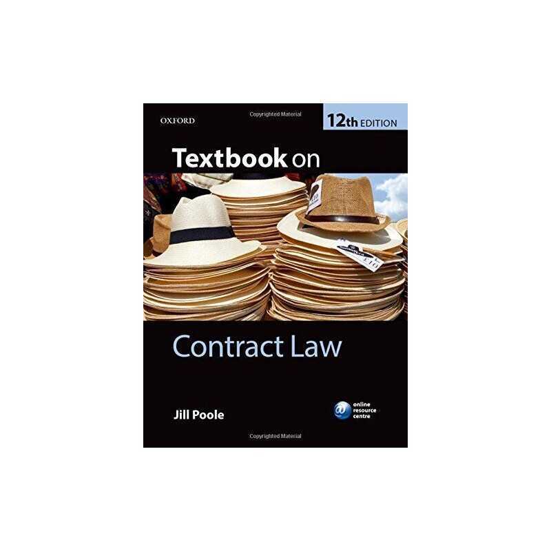 Textbook on Contract Law 12/e by Poole, Jill Book