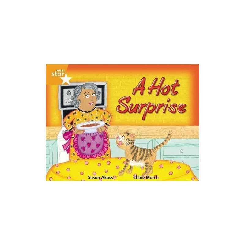 Rigby Star Guided 2 Orange Level, A Hot Surprise Pu... by Akass, Susan Paperback