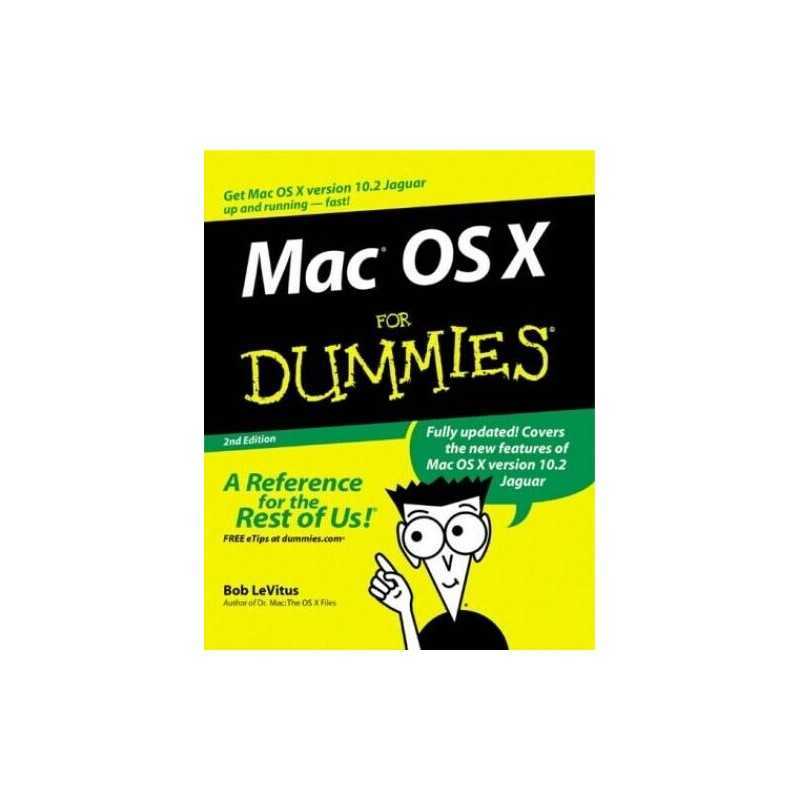 Mac OS X For Dummies (For Dummies S.) by LeVitus, Bob Paperback Book