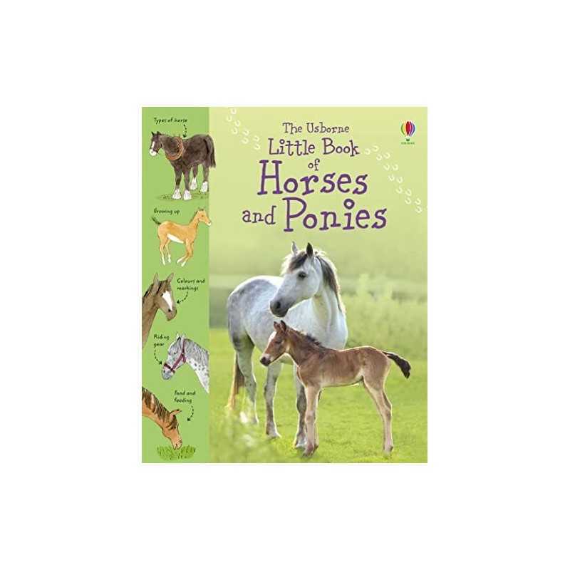 Little Book of Horses and Ponies (Usborne Little Books) by Kahn, Sarah Hardback