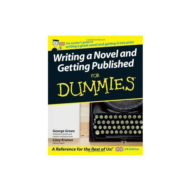 Writing a Novel and Getting Published For Dummies by Lizzy Kremer Paperback The
