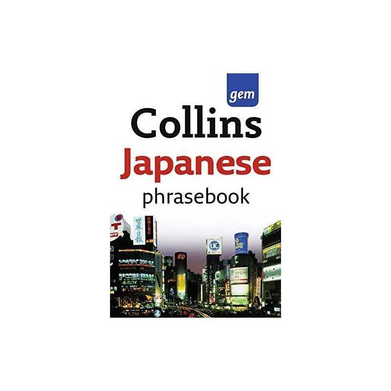 Collins Gem Japanese Phrasebook and Diction... by Collins Dictionaries Paperback