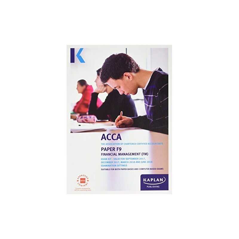F9 Financial Management - Exam Kit by Kaplan Publishing Book