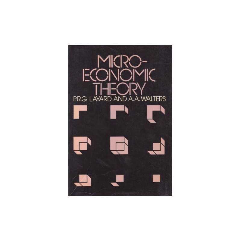 Microeconomic Theory, Walters, A.A.