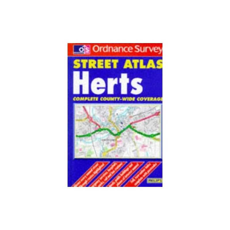 Ordnance Survey Hertfordshire Street Atlas (... by Philip & Son, George Hardback