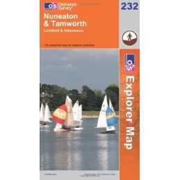 Nuneaton and Tamworth (Explorer Maps) (O... by Ordnance Survey Sheet map, folded