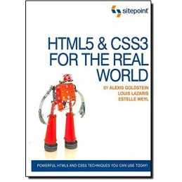 HTML5 & CSS3 For The Real World by Alexis Goldstein Paperback Book