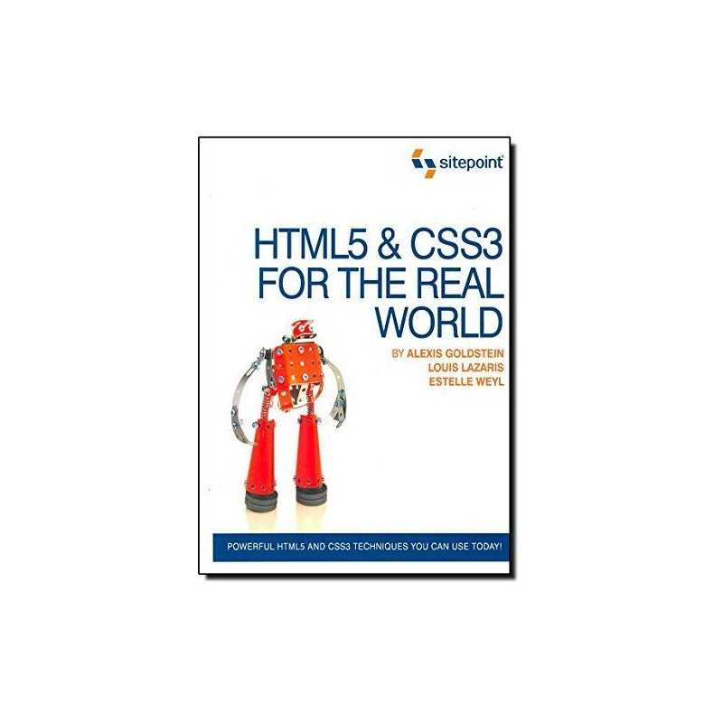 HTML5 & CSS3 For The Real World by Alexis Goldstein Paperback Book