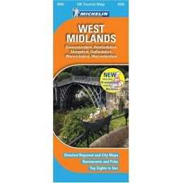 West Midlands (UK Tourist Maps): No. 606