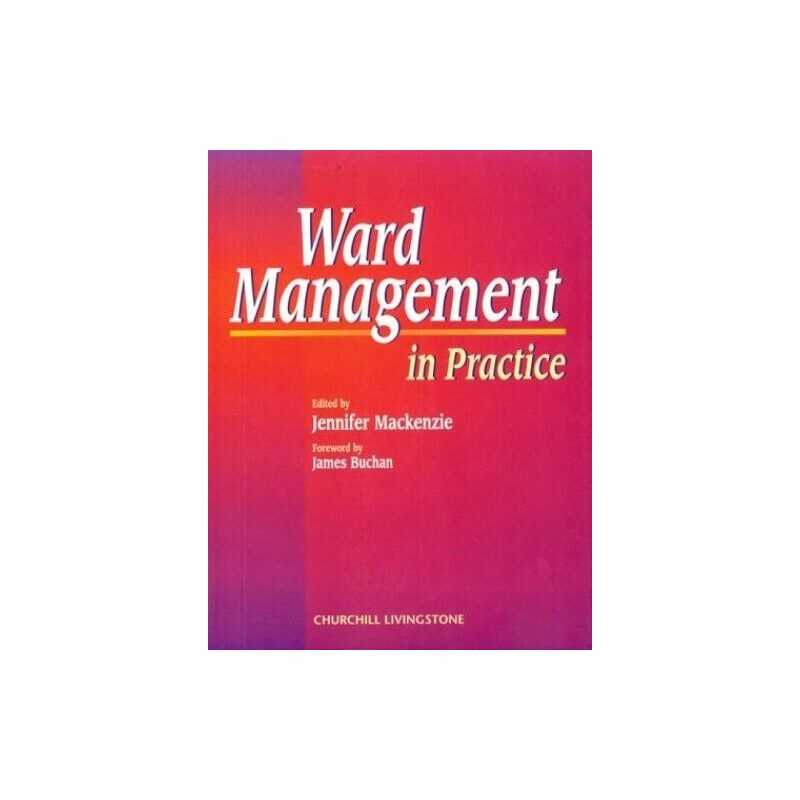 Ward Management in Practice by Mackenzie BSc(Hons) MA DipN(Lond) RG Paperback