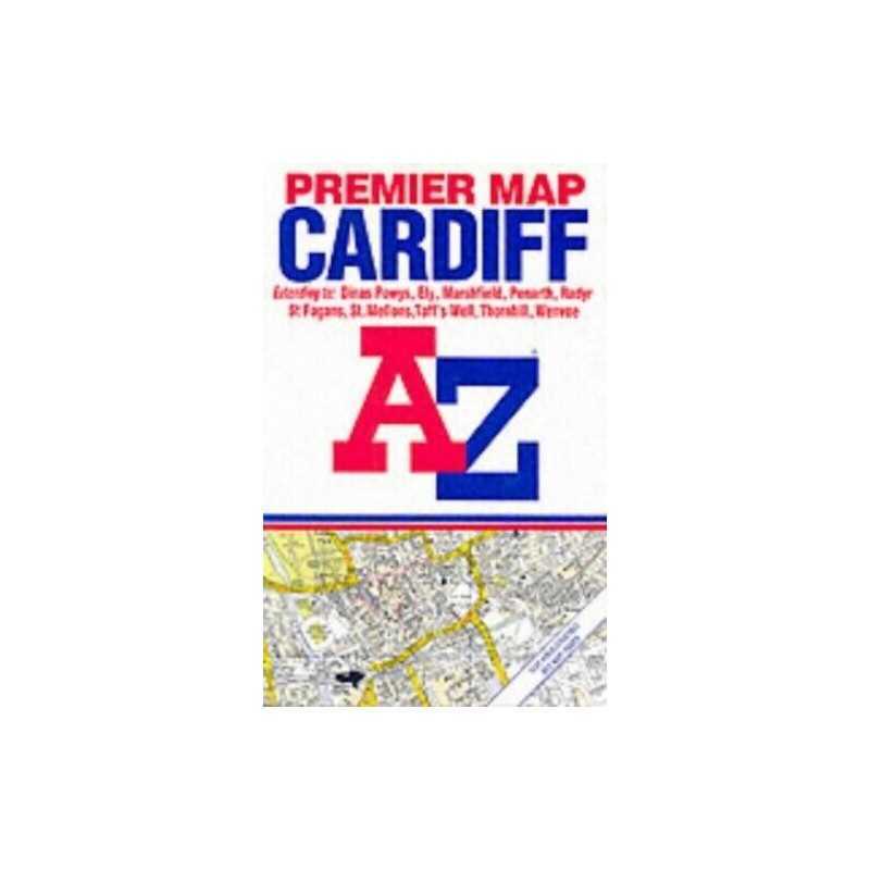A-Z Premier Cardiff Street Map by Geographers A-Z Map Company Sheet map, folded